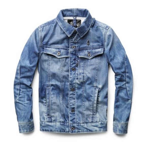 G Star WTF Are You Doing To My Oceans Denim Jacket - Picture 3 of 5